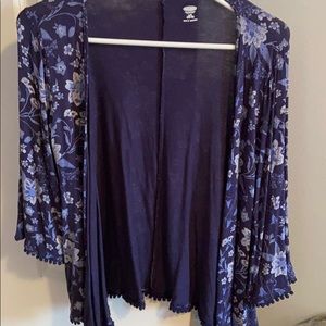 Pretty purple ,blue and soft gray camisole.